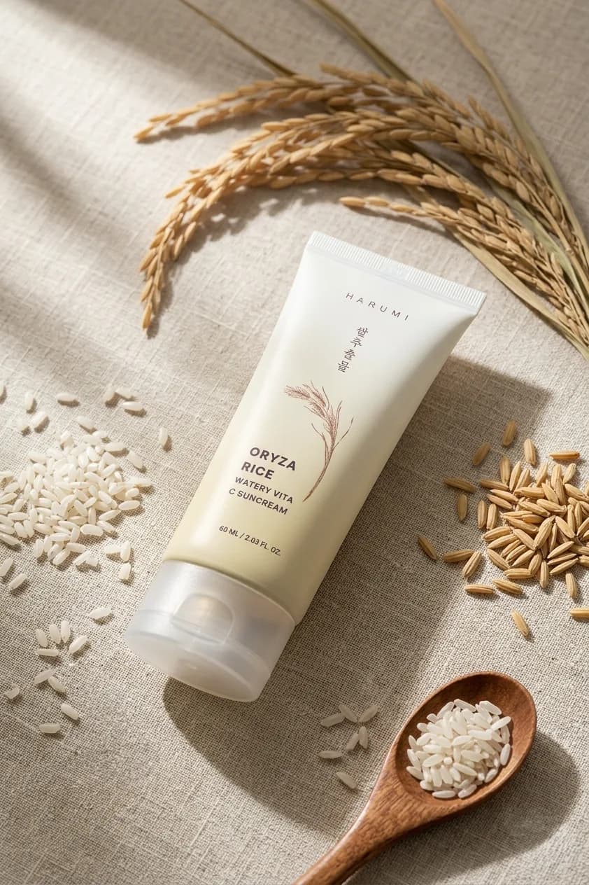 Harumi Oryza Rice Watery Vita C Suncream